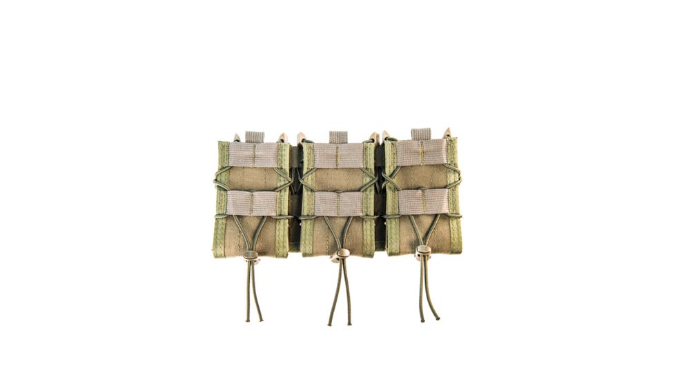 High Speed Gear Triple Taco Shingle Rifle Magazine Pouches, Olive Drab, 45TA00OD