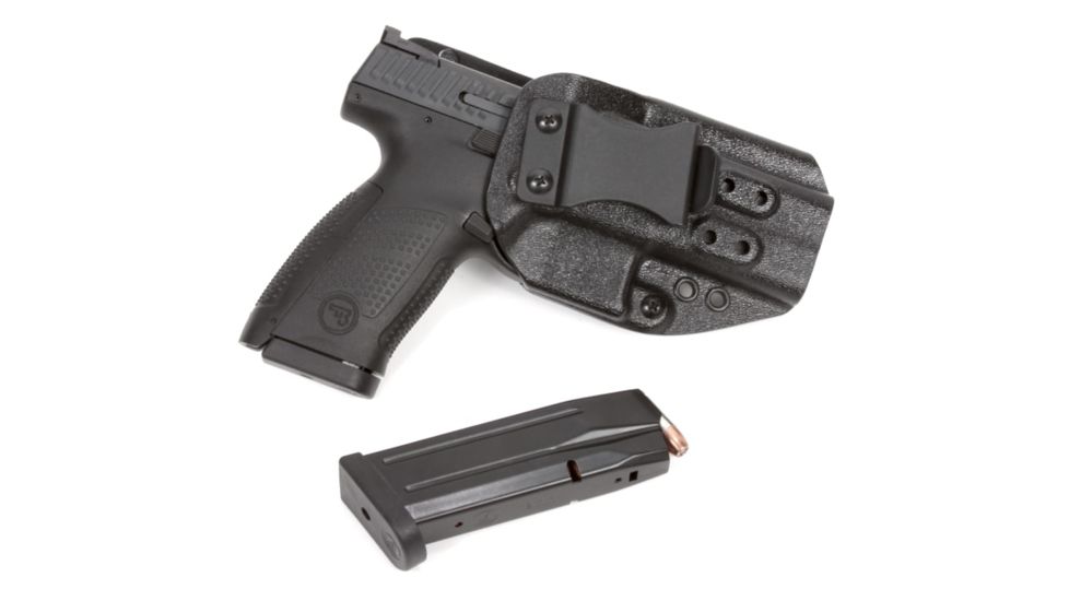 High Threat Concealment CZ Spektre IWB Pistol Holster - Right Handed P10c, Black, HI2-CZP10-R-DO-BL