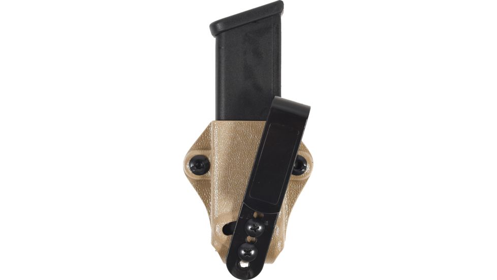 High Threat Concealment EVO Pistol Mag Holder - Metal, Coyote Tan, ME-9DM-17-FDE