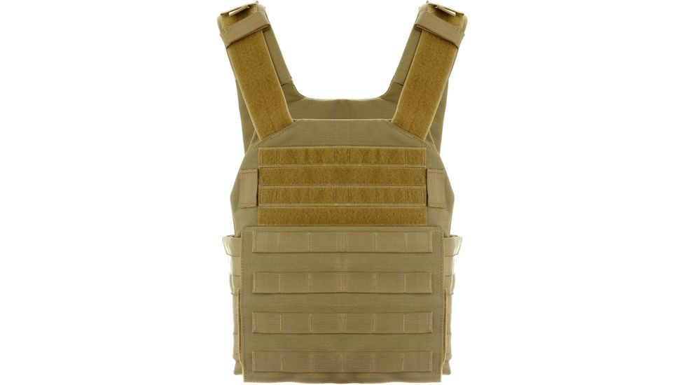 HighCom Armor ACAP Series Rifle Armor Kit Plate Carrier w/Guardian RSTP Ceramic Plates w/UHMWPE Backing/10x12 Shooters Cut/10x12 Shooters Cut, Coyote Tan, 2XL, RAK-830295295