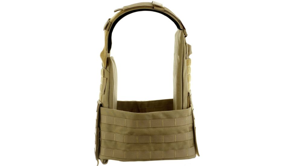 HighCom Armor ACAP Series Rifle Armor Kit Plate Carrier w/Guardian RSTP Ceramic Plates w/UHMWPE Backing/10x12 Shooters Cut/10x12 Shooters Cut, Coyote Tan, 2XL, RAK-830295295