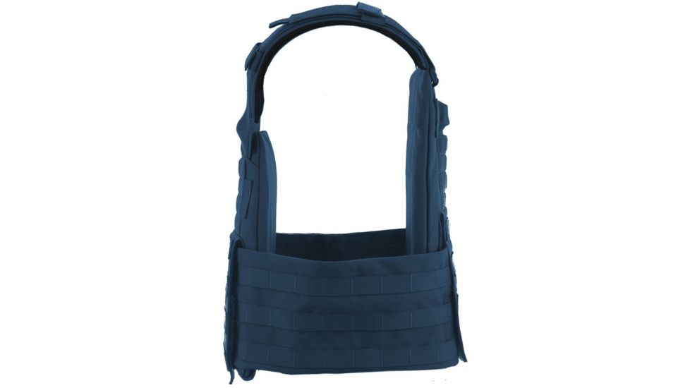 HighCom Armor ACAP Series Rifle Armor Kit Plate Carrier w/Guardian RSTP Ceramic Plates w/UHMWPE Backing/10x12 Shooters Cut/10x12 Full Cut, Navy Blue, 2XL, RAK-834295294