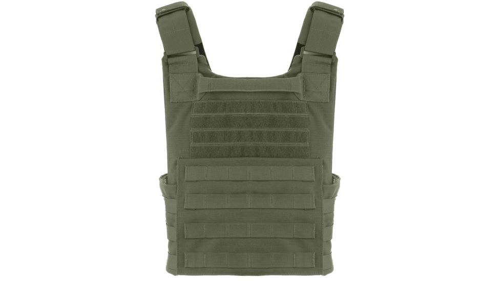 HighCom Armor ACAP Series Rifle Armor Kit Plate Carrier w/Guardian RSTP Ceramic Plates w/UHMWPE Backing/10x12 Shooters Cut/10x12 Shooters Cut, OD Green, 2XL, RAK-832295295