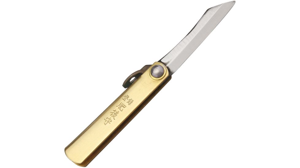 Higonokami SK Folder Brass Folding Knife,1.5in,Brass Handle HIGO01