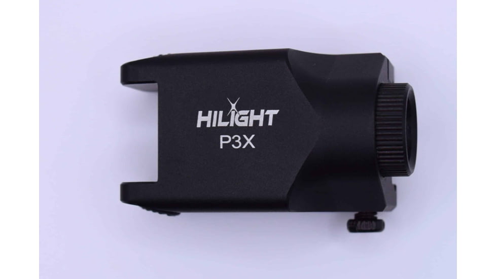 Hilight P3X 500 Lumens LED Weapon Light, SIG Sauer P226, Springfield Armory XD-S, G 19, SIG Sauer P320, G 17, G 34, S&amp;W M&amp;P M2.0, Springfield Armory XD-M, Lithium Ion, Black, P3X