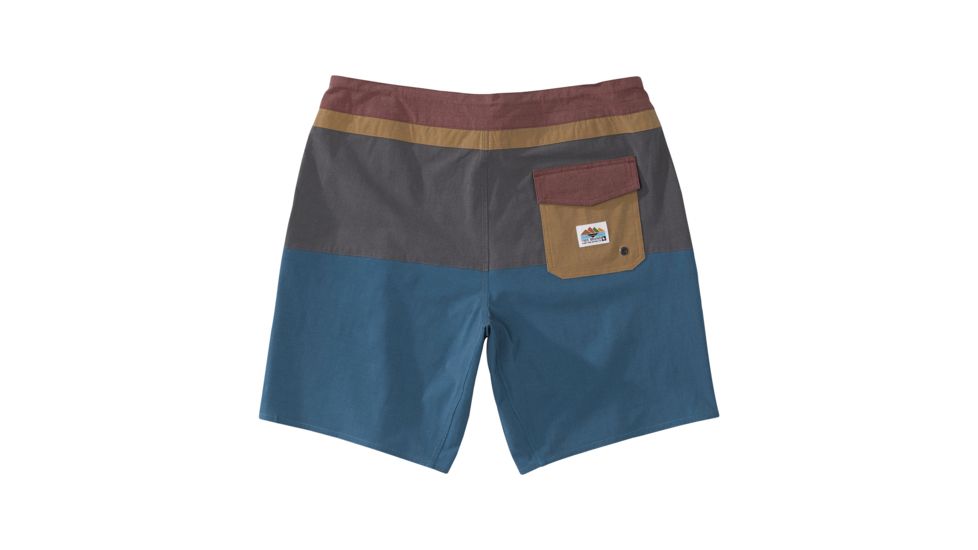 HippyTree Mens Jupiter Trunk Board Shorts, Blue, 28 Waist, 2158-BLUE-28