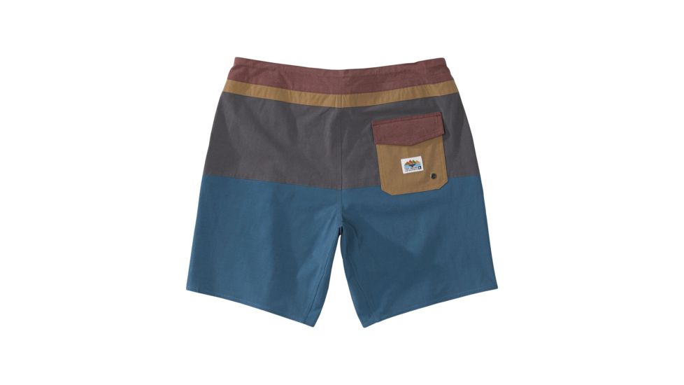 HippyTree Mens Jupiter Trunk Board Shorts, Blue, 30 Waist, 2158-BLUE-30