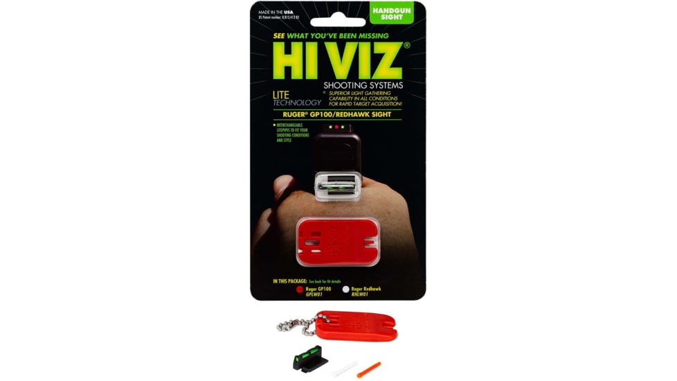 HiViz Litewave Sight for Ruger GP100