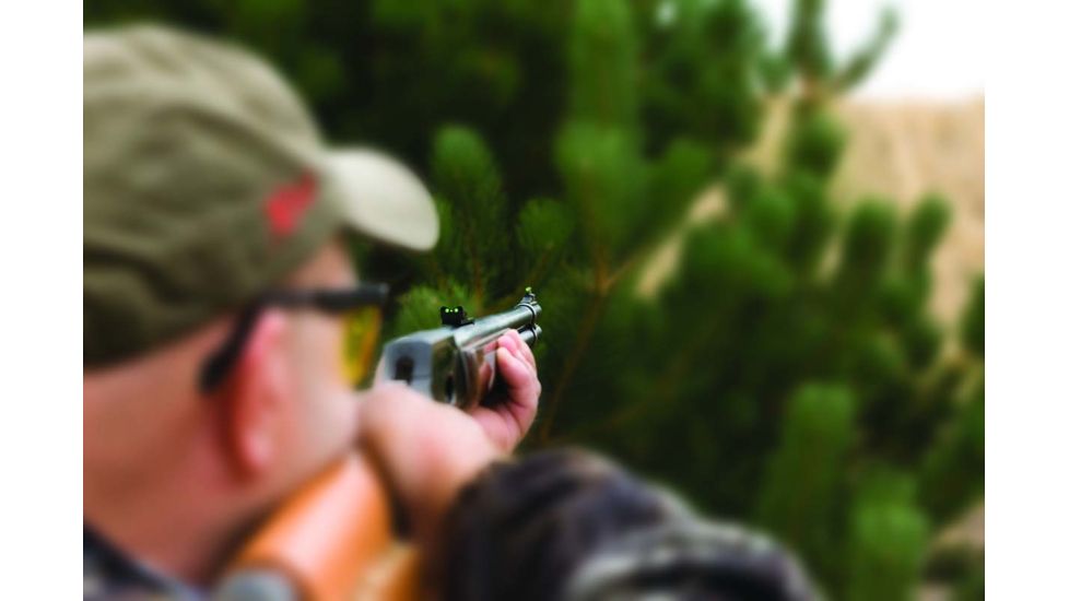 HIVIZ Rifle/Muzzle Loader Dovetail Sight, Red/Green DOVM-260