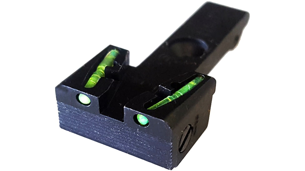 HiViz Ruger Revoler Rear Night Sight, Green Rear, Black, RGRAD211