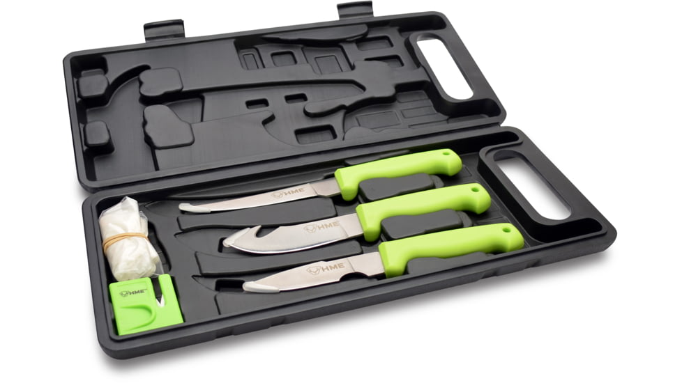 HME 6 Piece Field Dressing Kit, Black/Green, HME-KN-6PHDK