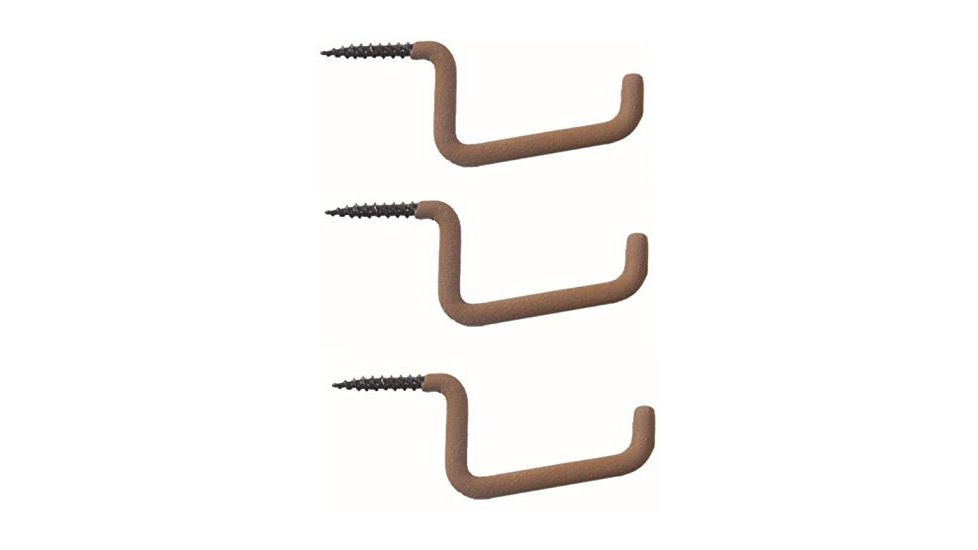 HME Products Bow and Gear Holders, Brown, Pack of 3, HME-BGH-3