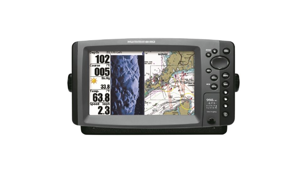 Humminbird 998c HD SI Combo Marine GPS Navigator, 8", 65536 Colors (16-bit), Sonar Detector 4087201