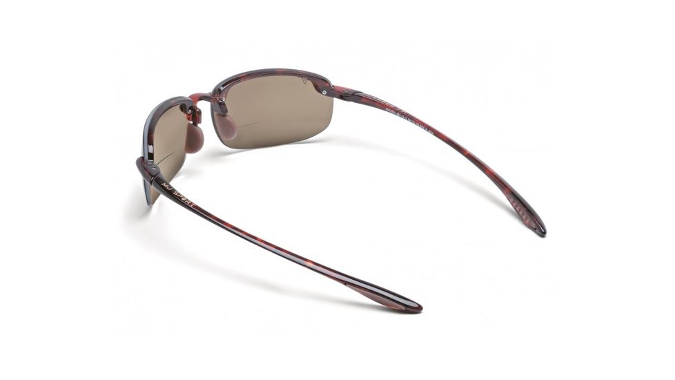 Maui Jim Ho'okipa Reader Sunglasses w/ Tortoise Frame and HCL Bronze 1.50 Magnification Lenses - H807-1015, Back View