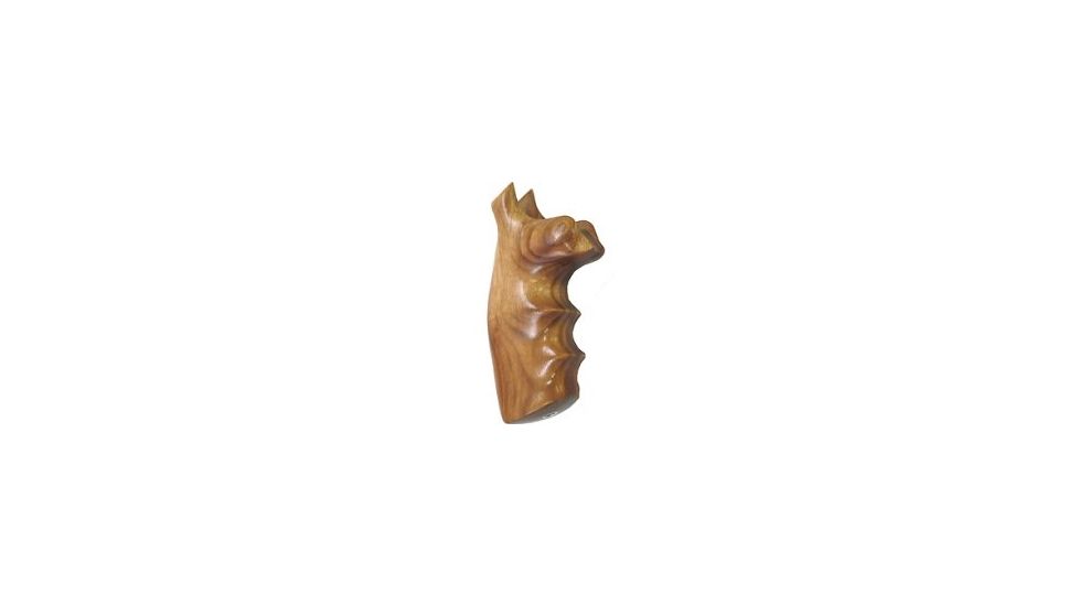 Hogue Goncalo Alves Hardwood Grips S&amp;W N Frame Round Butt 25200