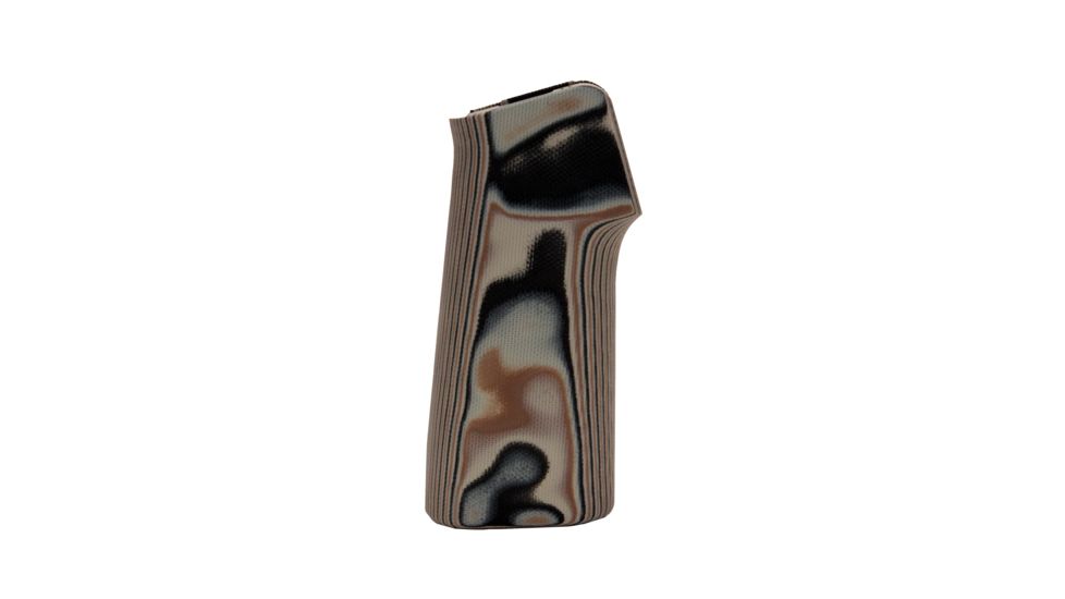 Hogue AR15/M16 15 Degree Vertical No Finger Groove Grip,Smooth G10 G-Mascus Dark Earth 13747