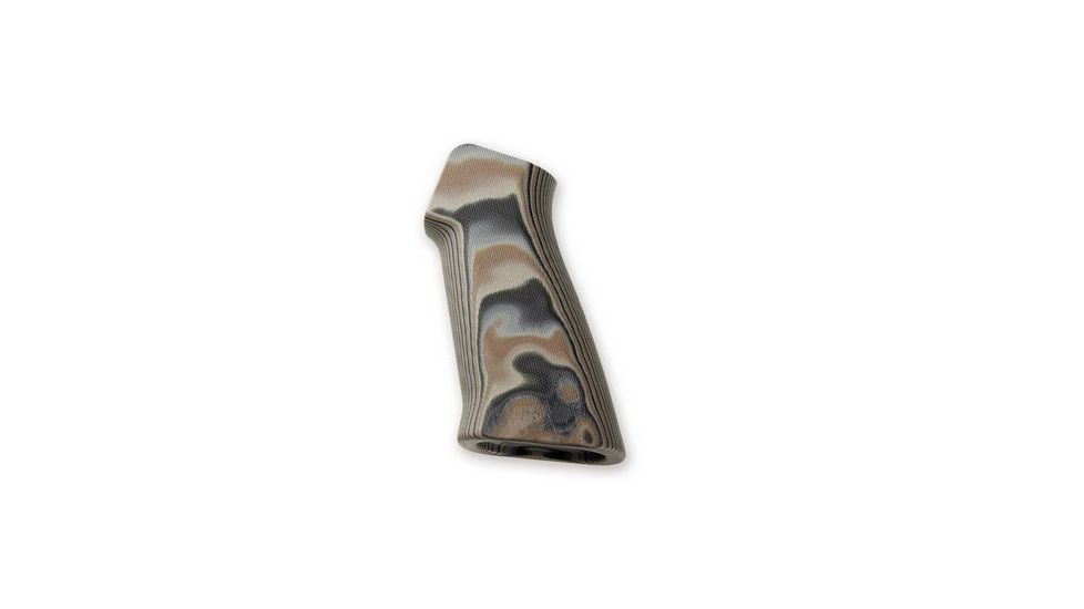 HOGUE AR15 / M16 No Finger Groove Smooth G10, G-Mascus Dark Earth 13767