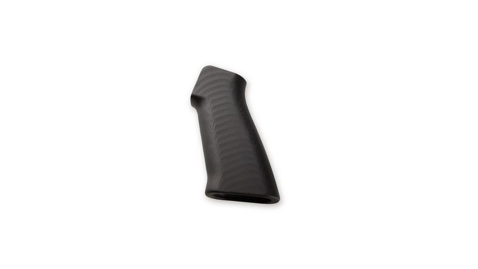 HOGUE AR15 / M16 No Finger Groove Smooth G10, Solid Black 13169