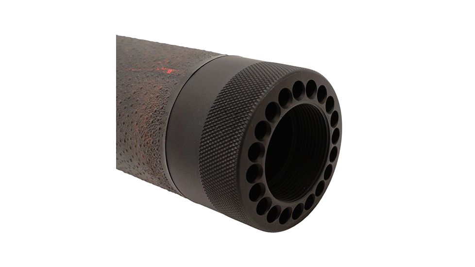 Hogue AR15/M16 Soft Rubber OverMolded Monogrip and Aluminum FF Forend, Red Lava, Carbine Length 196014