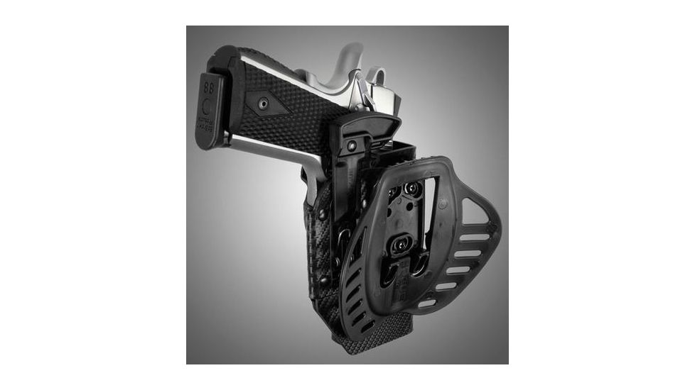 HOGUE ARS Stage 1, Carry Commander 1911 Left Hand Holster CF Weave, Black 52944