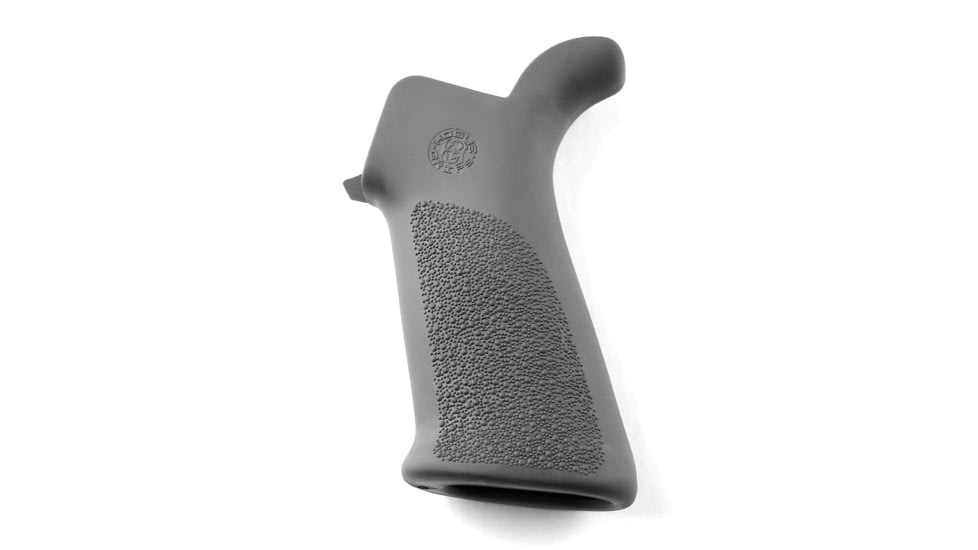 Hogue Beavertail Rubber Grip without Finger Grooves, AR-15/ M16, Slate Grey, Universal, 15032