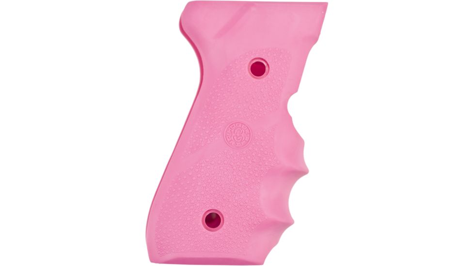 Hogue Beretta 92/96 Series Gun Grip with Finger Grooves, Pink 92007