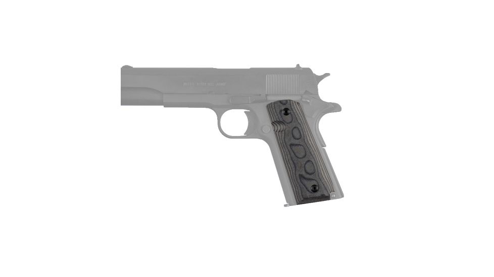 Hogue Colt&amp;1911 Government Grips, G10 G-Mascus Brown Lava 174017