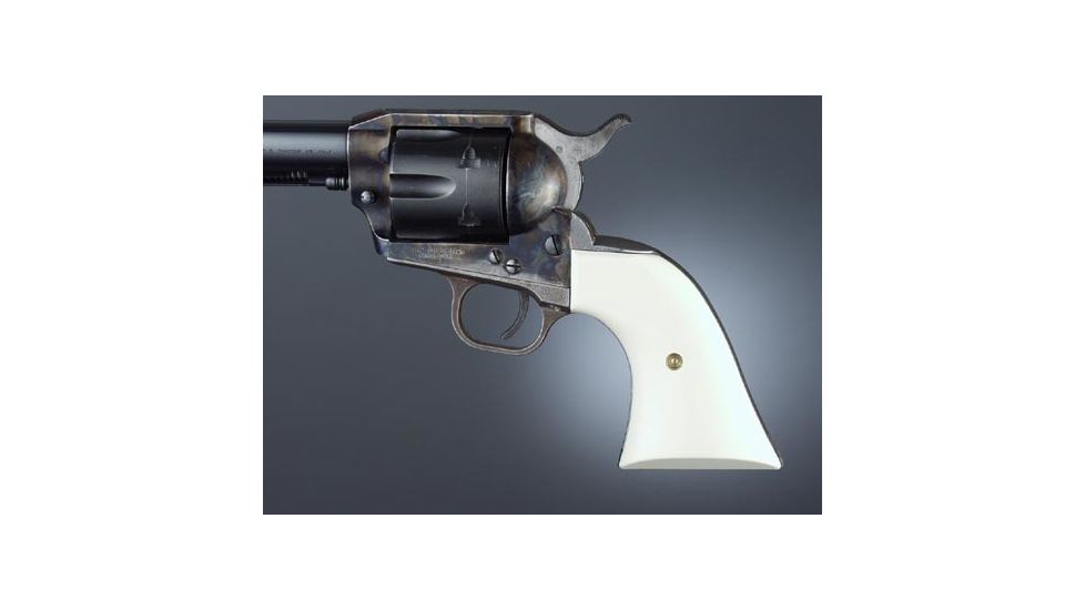 Hogue Colt Single Action Ivory Polymer Cowboy Panels 50570