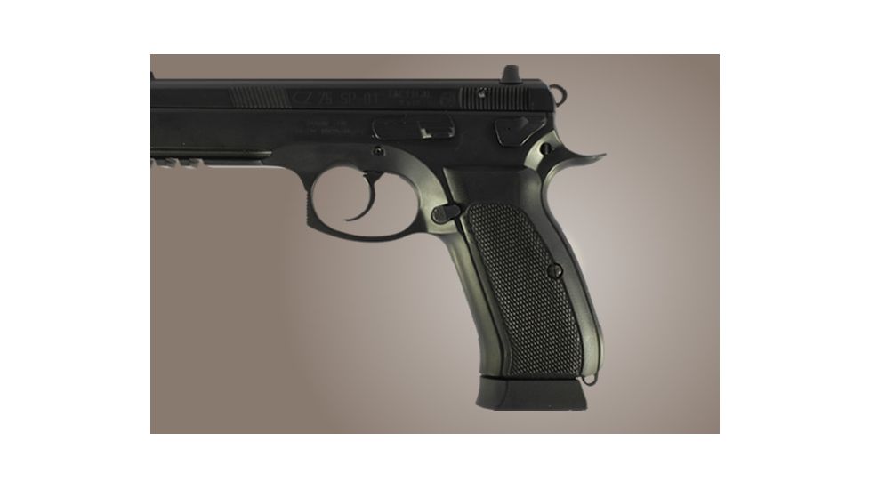 Hogue Cz 75 Cz 85 Checkered G 10 Black 75179