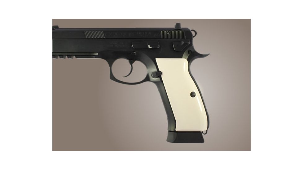 Hogue CZ 75 Smooth Ivory Polymer 75020