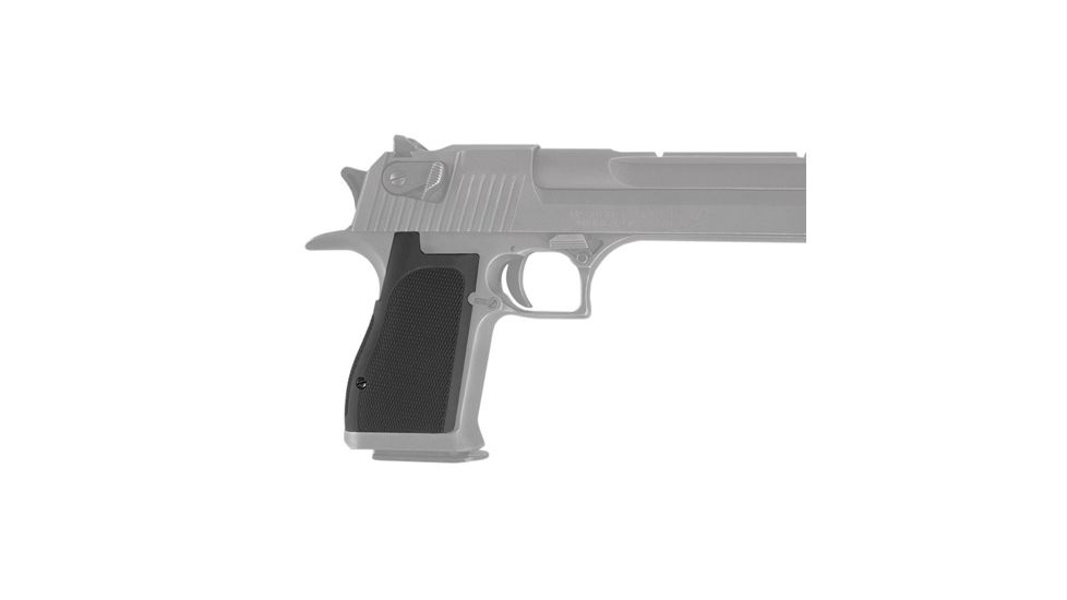 Hogue Desert Eagle Checkered Aluminum - Matte Black Anodized 03170