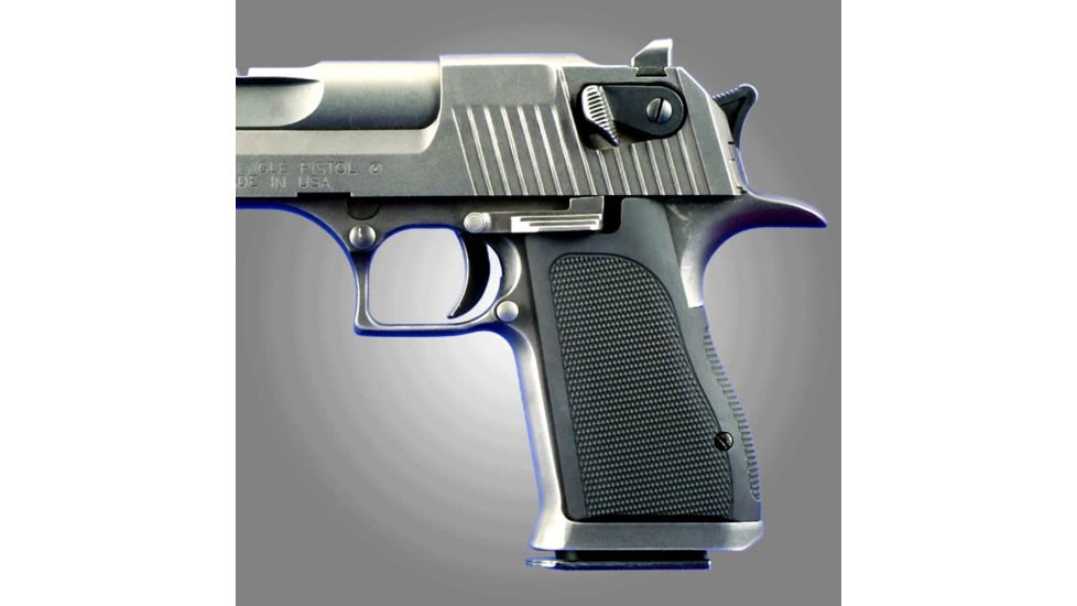 Hogue Desert Eagle Checkered Aluminum - Matte Black Anodized 03170