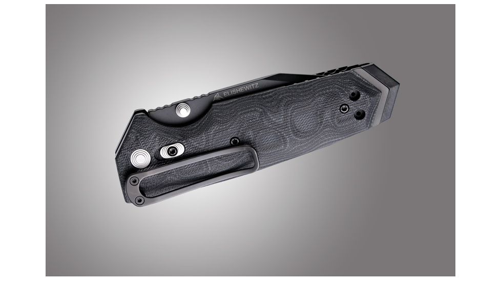 Hogue EX-02 3.5in Tactical Folding Knife, Tanto Blade, G-Mascus Black Gray 34269