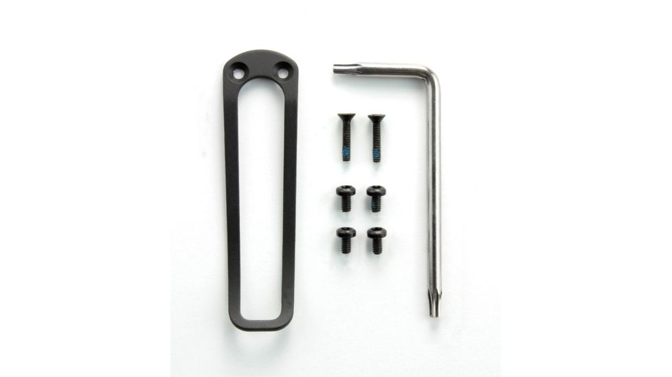 Hogue EX-02 3.375in. or 3.75in. Folder Black Torx Screw and Clip Kit 34280