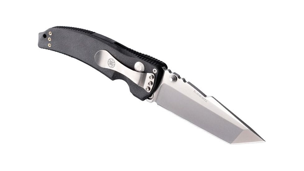 Hogue EX-03 4in Folder Tanto Blade Tumble Finish Polymer Frame - Matte Black 34340