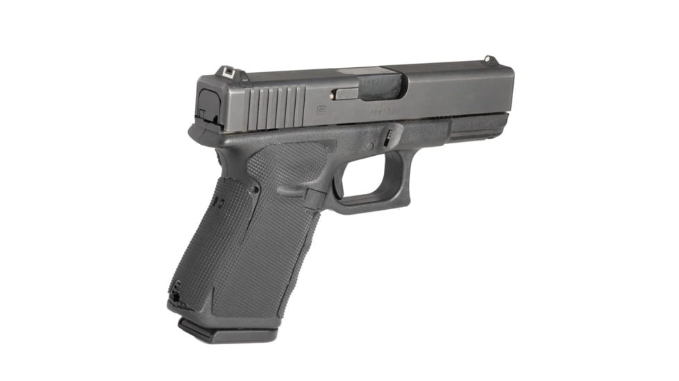 Hogue Glock 19, 23, 32, 38, Wrapter Rubber Adhesive Grip, Block Texture, Small Frame Compact Generation 3, Black, 17238