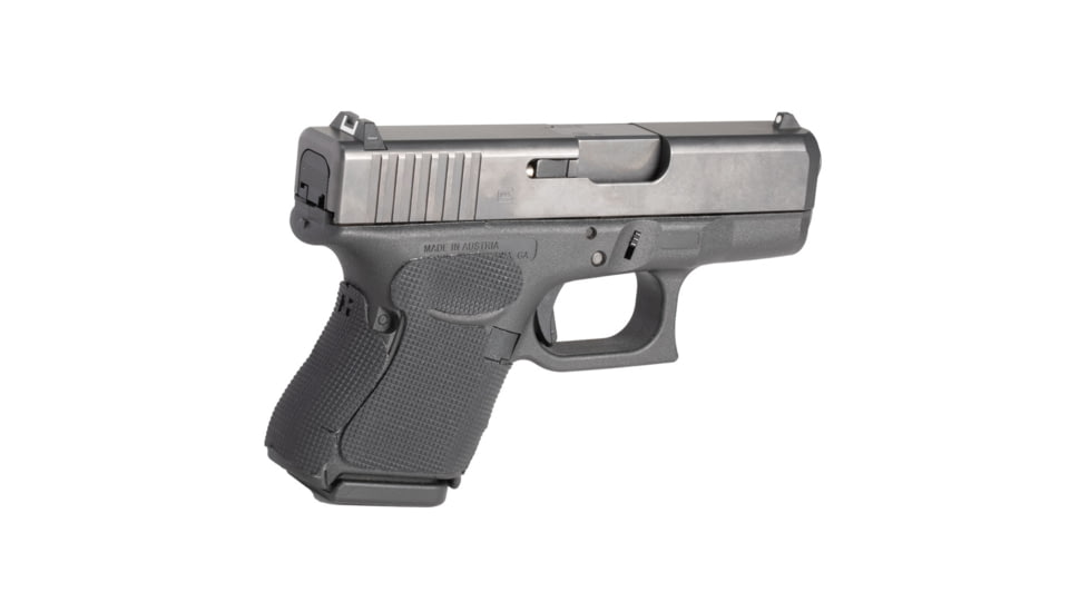Hogue Glock 26, 27, 33, Wrapter Rubber Adhesive Grip, Block Texture, Small Frame Sub-Compact Generation 4 Small Backstrap, Black, 18648
