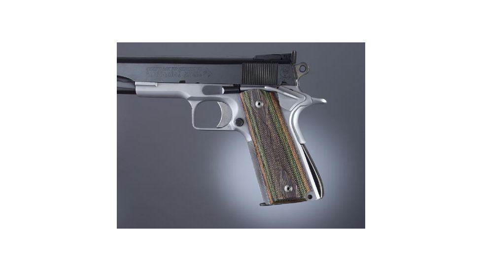 Hogue Govt. Model Lamo Camo Checkered 45411