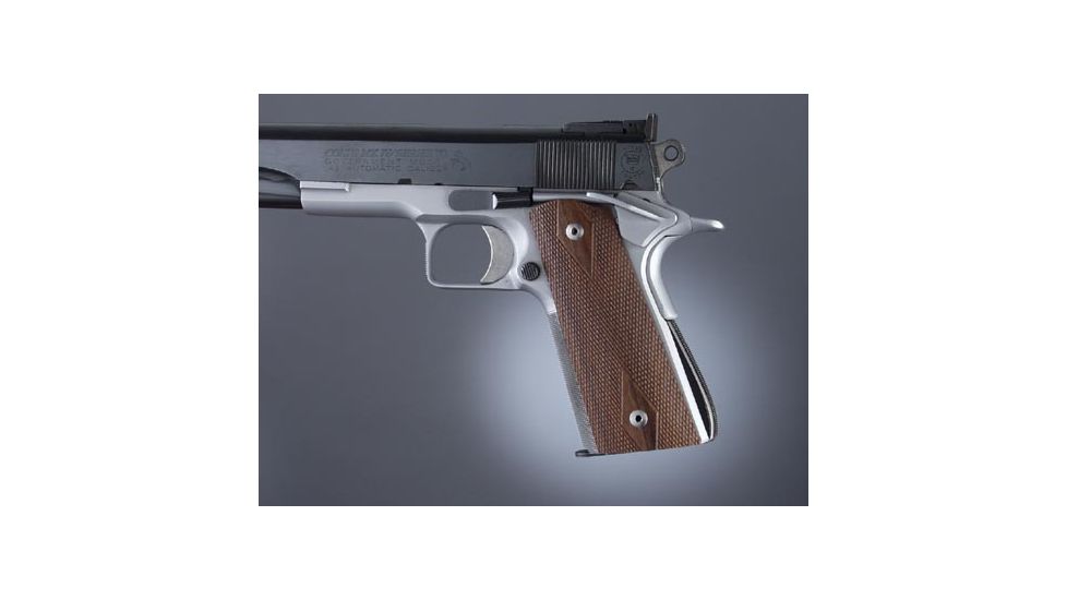 Hogue Govt. Model Pau Ferro S&amp;A Mag.-Well Checkered 45371