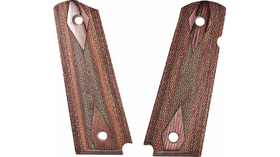 Hogue Govt. Model Rose Laminate Ambi-Cut Checkered 45521