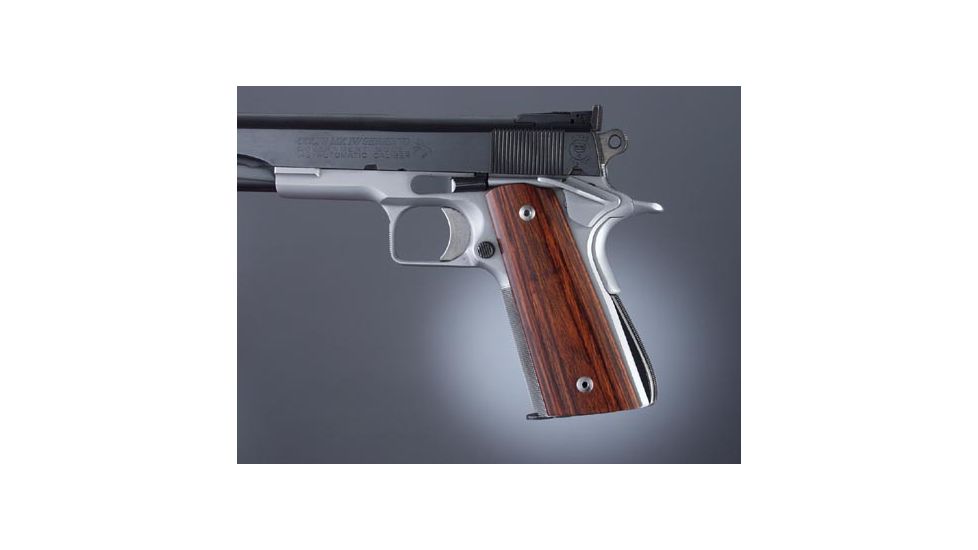 Hogue Govt. Model Rose Laminate S&amp;A Mag.-Well, Ambi. Cut 45530