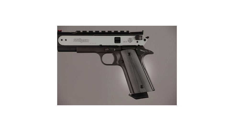 Hogue Govt. Model S&amp;A Mag Well G-10 - Solid Black 45149
