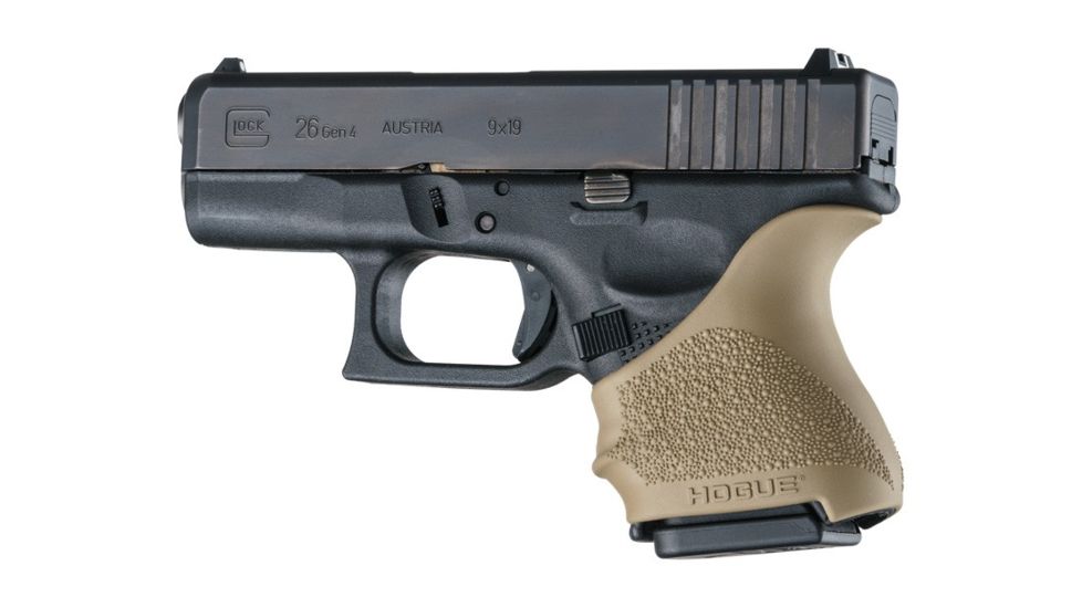 Hogue HandAll Beavertail Grip Sleeve Glock 26/27, Flat Dark Earth, 18603