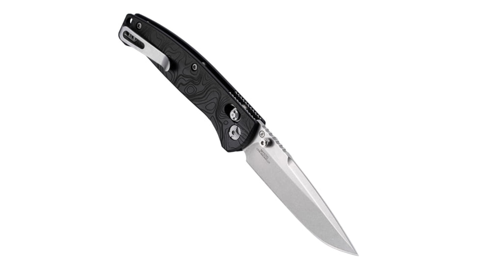 Hogue Mysto 3.4 Able Lck Fldr Clip Point Black Diamond Metal