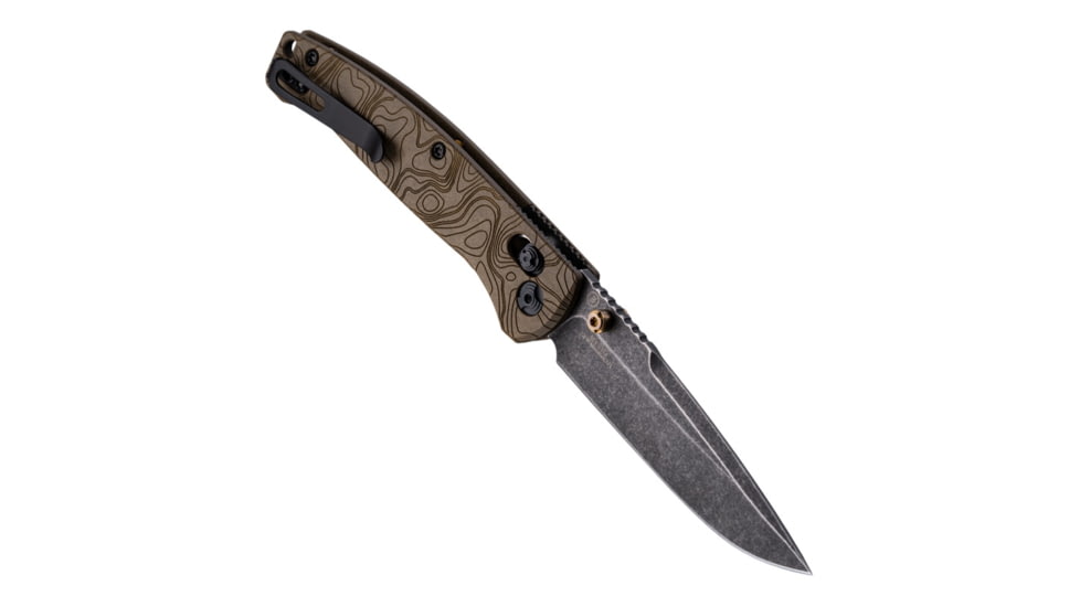 Hogue Mysto 3.4 Able Lck Fldr Clip Point Stonewash Earth