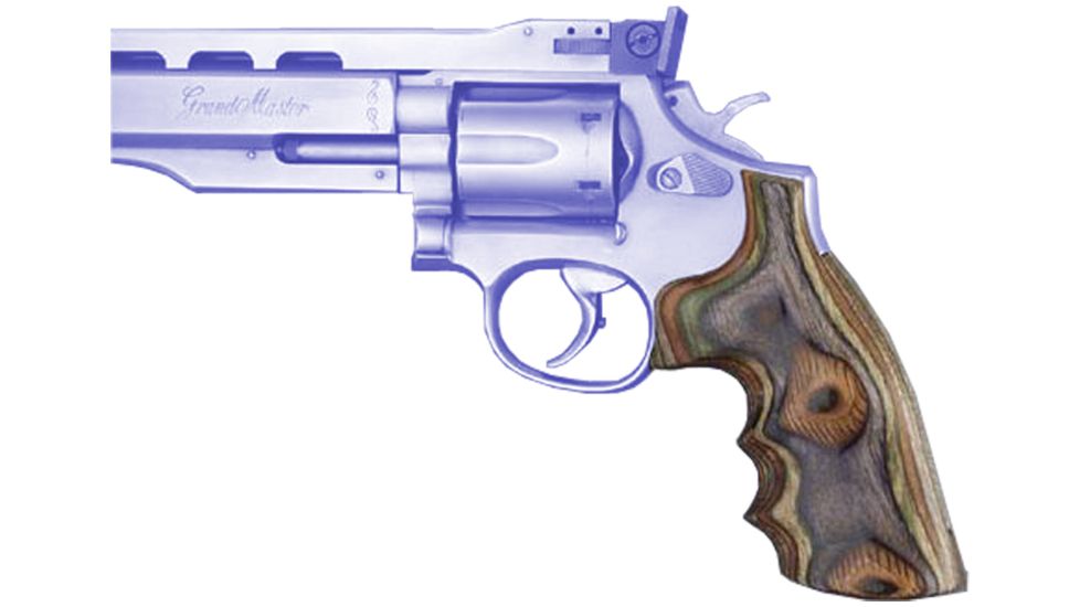 Hogue Handgun Grip, Lamo Camo - S&W K or L Sq. Butt 10400