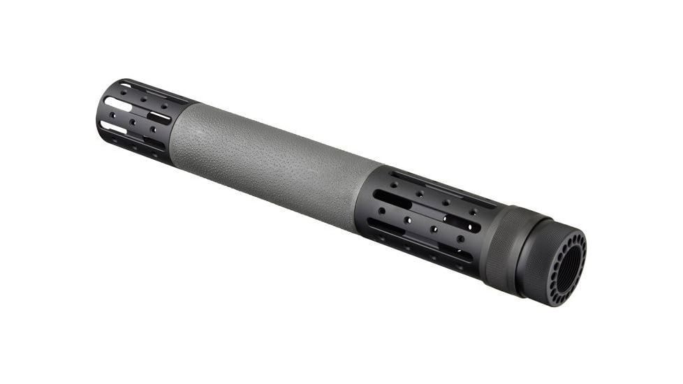 Hogue OverMold Free Float Forend w/ Accesory Attachments, AR-15/ M16, Extended Length, Slate Grey, Universal, 15564