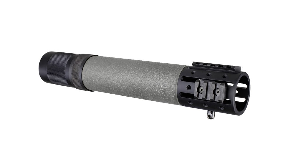 Hogue OverMold Free Float Forend w/ Accesory Attachments, AR-15/ M16, Rifle Length, Slate Grey, Universal, 15574