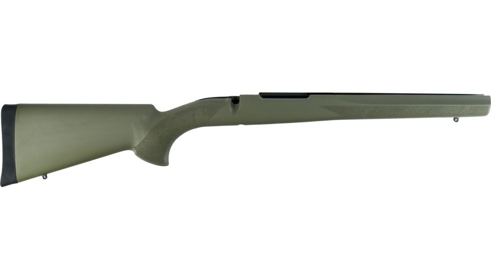 Hogue Full Bed Block Stock, OD Green - Remington 700 BDL S.A. Standard Bar. - 70202 
