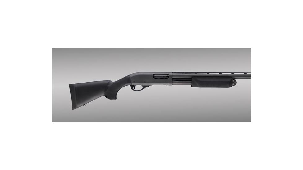 Hogue Remington 870 20 GA. OverMold Shotgun Stock kit w/forend, 12in. L.O.P., Black, 08737